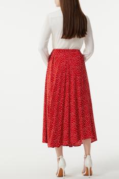 Damen Midirock rot